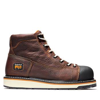 Timberland PRO Gridworks Alloy Toe - Hnede 6 Inch Cizmy Panske, TB0297X